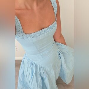 HOUSE OF CB 'Dorothy' Italian Azure Baby Blue Size XS Cup A-C NWOT